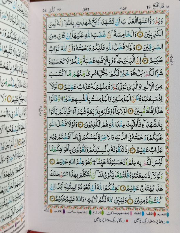 Pocket Quran Coloured With Tajweed Rules